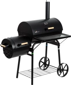 El Fuego Dakota - Barbecue - Smoker - Zwart - Grilloppervlak 66 X 41 Cm - Afmeting 132,5 X 66 X 122 Cm -Merkloos Winkel 1005x1200 1