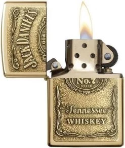 Aansteker Zippo Jack Daniel's Label Brass Emblem -Merkloos Winkel 1015x1200