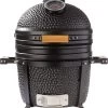 Patton Kamado 15" - Tafel Model - Keramische Barbecue - Premium Black - Medium - Compleet - Mat Zwart -Merkloos Winkel 1036x1200