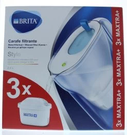 BRITA - Waterfilterkan Style Cool - Blauw - 2,4L + 3 MAXTRA+ Waterfilterpatronen -Merkloos Winkel 1123x1200 2