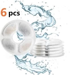 Drinkfontein Filters 6 Stuks - Navulling Kattenfontein - Water Filter - Drinkfilters - Filter Waterreservoir - Waterfilter Drinkfontein -Merkloos Winkel 1124x1200 3