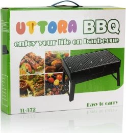 Merkloos Decopatent® Portable Houtskool BBQ - Barbecue - Inklapbaar - Barbecue Houtskool - Tafel Grill - Camping - Strand - Festival - Park -Merkloos Winkel 1130x1200