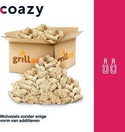 Aanmaakkrullen Voor BBQ Of Kachel | 5kg ECO FSC Gecertificeerd Aanmaakhout Barbecue - Biologisch En Duurzaam Aanmaakwokkels - Houtwol Wokkels - Barbeque Aansteker - Aanmaakblokjes - Accessoires - Ongeveer 400krullen -Merkloos Winkel 1132x1200 3