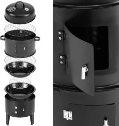 Merkloos Monzana Barbecue-ROKER-Grill-Oven -Merkloos Winkel 1142x1200 1