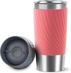 Tefal Travel Mug Easy Twist Thermobeker - Koraalrood - 0,36 Liter -Merkloos Winkel 1157x1200 5