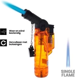 Prof Turbo Aansteker - Stormaansteker - Kaarsen - BBQ - Sigaren - 1 St