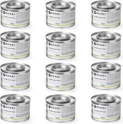 Hendi Brandpasta Voor Chafing Dish - Brandgel 200g - ( 12 Stuks )