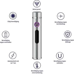 Allkinds Oplaadbare Elektrische Aansteker - USB Plasma Aansteker - Duurzaam - Windbestendig - Zwart 9 Allkinds Oplaadbare Elektrische Aansteker - USB Plasma Aansteker - Duurzaam - Windbestendig - Zwart -Merkloos Winkel 1193x1200 3