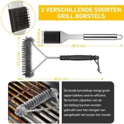 Saveur Royal® 35-delige Barbecue Gereedschapset In Roestvrij Staal - BBQ Grill Set Met Draagtas - Barbecuegerei-sets - Barbecue Accessoires Gereedschap - 35-delig -Merkloos Winkel 1198x1200 6