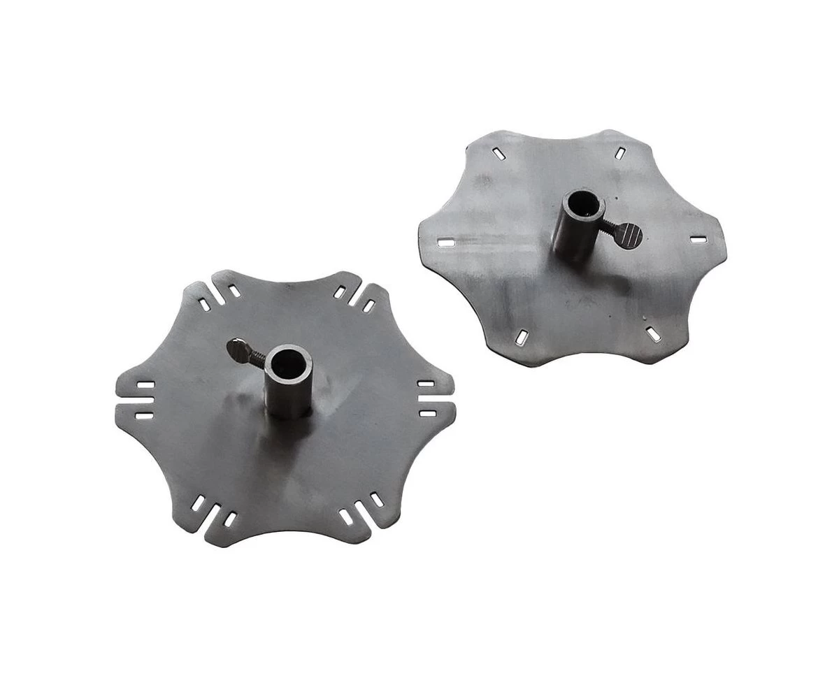 BBQ Rotisserie Kebab Spiezen Set (universele Set Geschikt Voor De Meeste Rotisseries / BBQ Spitten) 5 BBQ Rotisserie Kebab Spiezen Set (universele Set Geschikt Voor De Meeste Rotisseries / BBQ Spitten) - Afbeelding 3