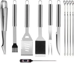 BBQ Accesoires Set Met Thermometer, Handschoenen, Bbq Tang, Bbq Borstel Van Zedar -Merkloos Winkel 1200x1022 3