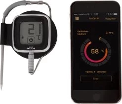 Patton Kamado Houtskool Barbecue - 18" - Grilloppervlak Ø 39 Cm - Met Bluetooth Thermometer - Groen -Merkloos Winkel 1200x1024 1