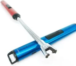 Elektrische Aansteker – USB Oplaadbaar - Blauw – Fornuis – BBQ – Openhaard – Lange Flexibele Aansteker -Merkloos Winkel 1200x1051