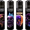 Clipper Classic Large "Skulls #21" Aanstekers (4 Stuks) 2 Clipper Classic Large "Skulls #21" Aanstekers (4 Stuks) -Merkloos Winkel 1200x1053 2