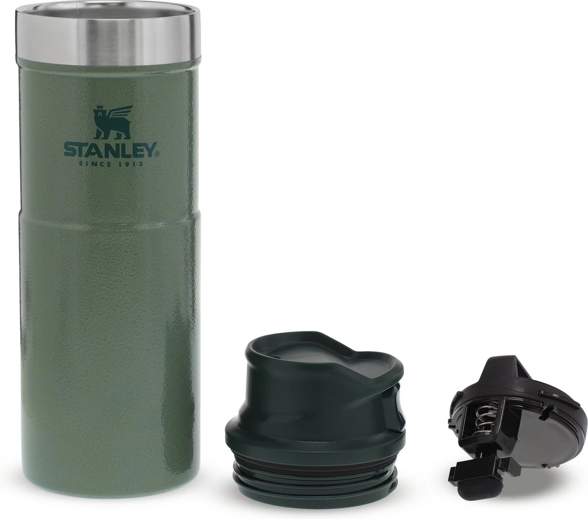Stanley Trigger-Action Travel Mug 0.47L - Thermosfles - Hammertone Green 8 Stanley Trigger-Action Travel Mug 0.47L - Thermosfles - Hammertone Green - Afbeelding 6