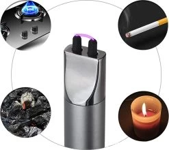 Staza Oplaadbare Lange Elektrische Aansteker - Duurzame Plasma Aansteker - Inclusief Cadeauverpakking - BBQ - Kaarsen 11 Staza Oplaadbare Lange Elektrische Aansteker - Duurzame Plasma Aansteker - Inclusief Cadeauverpakking - BBQ - Kaarsen -Merkloos Winkel 1200x1068 1