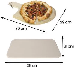 Buxibo 2in1 Pizzasteen - Voor BBQ & Oven - Inclusief Serveer Plank - Pizzabord/Pizzaplank - 30.5 X 38.1 X 1.4 Cm 26 Buxibo 2in1 Pizzasteen - Voor BBQ & Oven - Inclusief Serveer Plank - Pizzabord/Pizzaplank - 30.5 X 38.1 X 1.4 Cm -Merkloos Winkel 1200x1085 1