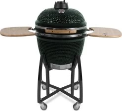 Patton Kamado Houtskool Barbecue - 18" - Grilloppervlak Ø 39 Cm - Met Bluetooth Thermometer - Groen -Merkloos Winkel 1200x1093