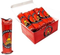 Houtskool Tabletten - Golden Temple - 3.3cm - 100 Stuks -Merkloos Winkel 1200x1095 2