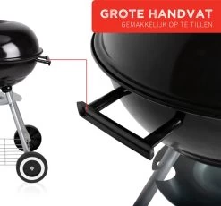 BBQ Collection Houtskoolbarbecue - Kogelbarbecue 45 X 60 Centimeter - Ronde Barbecue - Barbecue Op Wielen - Zwart - Metaal -Merkloos Winkel 1200x1116 2