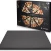 Navaris Pizzasteen XL Voor Oven En Barbecue - Rechthoekige Pizzaplaat 38 X 30 Cm - Inclusief Receptenboek - Keramisch Geglazuurd - Zwart -Merkloos Winkel 1200x1123 1