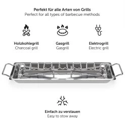 Blumtal BBQ Rek - Robuuste Roestvrijstalen Kippenpoot Rek - Voor 12 Poten - Kippengrillstandaard - Vaatwasmachinebestendig -Merkloos Winkel 1200x1125 2