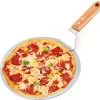 Luxe Pizzaschep Voor Verse Pizza - Extra Groot - RVS 30CM - Grote Pizza Schep Voor Oven Of BBQ Barbecue - Hout Handvat - Pizzaspatel Voor Zelfgemaakte Ovenpizza -Merkloos Winkel 1200x1127