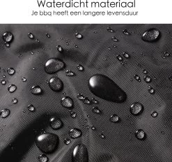 BBQ Beschermhoes - Voor Kamado - Universeel - Tot 23 Inch - Zwart -Merkloos Winkel 1200x1129 3