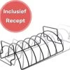 PROKING Sparerib Barbecue Rek – BBQ Accessoires – Inclusief Sparerib Recept – Anti-aanbak Lag – 35 X 19.5 X 11.5 CM 1 PROKING Sparerib Barbecue Rek – BBQ Accessoires – Inclusief Sparerib Recept – Anti-aanbak Lag – 35 X 19.5 X 11.5 CM -Merkloos Winkel 1200x1138 1