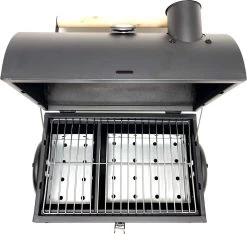 Compacte Draagbare Kolen BBQ Van Wolff BBQ - Handig Voor Op De Camping Op Het Strand Of In Een Park - Smoker Barbecue - Draagbare Lichtgewicht Bbq - Met Thermometer En Lucht Doorvoer. Laat Je Vlees Langzaam Garen. -Merkloos Winkel 1200x1138