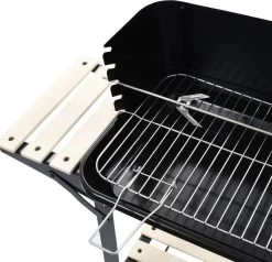 Verrijdbare Barbecue – Houtskool/Briketten - Verstelbare Grillplaat – Houten Tafel – Winscherm – Gewicht 5.9kg 17 Verrijdbare Barbecue – Houtskool/Briketten - Verstelbare Grillplaat – Houten Tafel – Winscherm – Gewicht 5.9kg -Merkloos Winkel 1200x1158