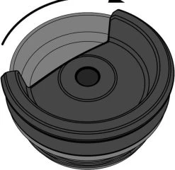 Stanley The NeverLeak™ Travel Mug 0,47L NEW - Thermosfles - Hammertone Ice -Merkloos Winkel 1200x1167 3