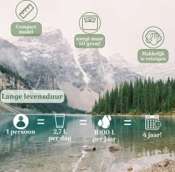 Waterfilter Survival Steddy Pro - Zuiver Gratis Drinkwater - Waterfles Waterzuivering - Waterfilter Kraan - Outdoor - FILTER 4000 LITER! -Merkloos Winkel 1200x1175 3