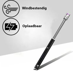 Oplaadbare Lange Elektrische Aansteker Buigbaar - Buigbare Aansteker - Duurzame Plasma Aansteker - Inclusief Cadeauverpakking - BBQ - Kaarsen - Zwart -Merkloos Winkel 1200x1177 2