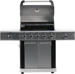Gasbarbecue En Grill - 5 + 1 Branders + 1 Infrarood Zijbrander - Buitenkeuken - Edelstaal BBQ -Merkloos Winkel 1200x1182 3