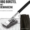 Gohh BBQ Borstel Met Schraper - Schoonmaakborstel - Barbecue Krabber Met Handige Bewaarzak 2 In 1 -Merkloos Winkel 1200x1186