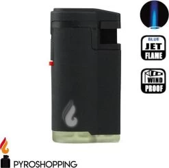 Pyroshopping Blackline Stormaansteker Rubber Hervulbare Gasaansteker Zwart -Merkloos Winkel 1200x1191 3