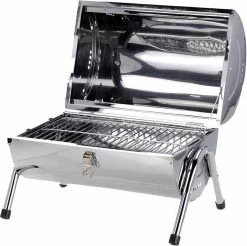 BBQ Collection Houtskoolbarbecue - Cilinder - Chroom -Merkloos Winkel 1200x1193