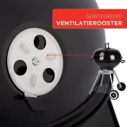 BBQ Collection Houtskoolbarbecue - Kogelbarbecue 45 X 60 Centimeter - Ronde Barbecue - Barbecue Op Wielen - Zwart - Metaal -Merkloos Winkel 1200x1200 100