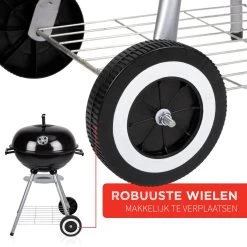 BBQ Collection Houtskoolbarbecue - Kogelbarbecue 45 X 60 Centimeter - Ronde Barbecue - Barbecue Op Wielen - Zwart - Metaal -Merkloos Winkel 1200x1200 102
