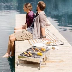 BBQ Collection Houtskoolbarbecue - Cilinder - Chroom -Merkloos Winkel 1200x1200 143