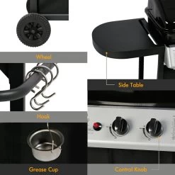 Bighorn Gasbarbecue En Grill – 2 Branders – Zwart -Merkloos Winkel 1200x1200 202