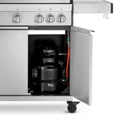 Burnhard Gas BBQ Big FRED Deluxe - 4 Branders - Incl. Keramische Infraroodbrander & Afdekhoes - Deluxe -Merkloos Winkel 1200x1200 213