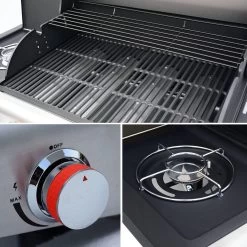 Alice's Garden Gas BBQ Bazin 4 - 5 Branders - Antraciet - Grilloppervlak 64,6x39,3cm -Merkloos Winkel 1200x1200 236
