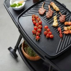 Barbecook Alexia - Elektrische Bbq - Afneembare Grill - Zijtafels - Wielen - 84x55x97cm -Merkloos Winkel 1200x1200 245