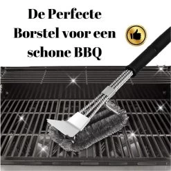 Gohh BBQ Borstel Met Schraper - Schoonmaakborstel - Barbecue Krabber Met Handige Bewaarzak 2 In 1 -Merkloos Winkel 1200x1200 272