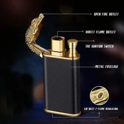 Dragon Lighter - Draak Aansteker - Dual Flame - Vuur Aansteker - Verschillende Vlamgrootte - Hervulbaar - WBV™ 7 Dragon Lighter - Draak Aansteker - Dual Flame - Vuur Aansteker - Verschillende Vlamgrootte - Hervulbaar - WBV™ -Merkloos Winkel 1200x1200 288