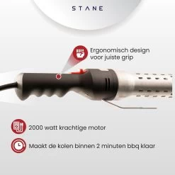 Bbq Aansteker Electrisch - Looftlighter - Bbq Starter - Bbq Accesoires - One Minute Lighter - Incl. Bbq Handschoenen - ®Stane -Merkloos Winkel 1200x1200 309