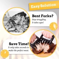 Mountain Grillers Claws-High Quality Meat Claws For American BBQ Pulled Pork-Plastic Meat Claws For Slicing-Vaatwasser Safe Bear Claws Gift Idee -Merkloos Winkel 1200x1200 321