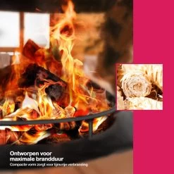 Aanmaakkrullen Voor BBQ Of Kachel | 3kg ECO FSC Gecertificeerd Aanmaakhout Barbecue - Biologisch En Duurzaam Aanmaakwokkels - Houtwol Wokkels - Barbeque Aansteker - Aanmaakblokjes - Accessoires - Ongeveer 240 Krullen -Merkloos Winkel 1200x1200 325